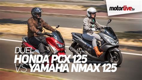 DUEL YAMAHA N MAX Vs HONDA PCX YouTube