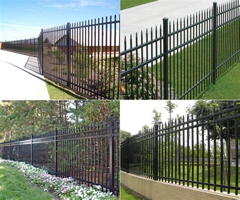 China Customized Picket Metal Fence Manufacturers Suppliers Factory