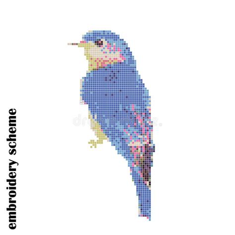 Pattern Pixel Art Bird Fly Stock Illustrations 56 Pattern Pixel Art