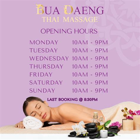 Services Bua Daeng Thai Massage