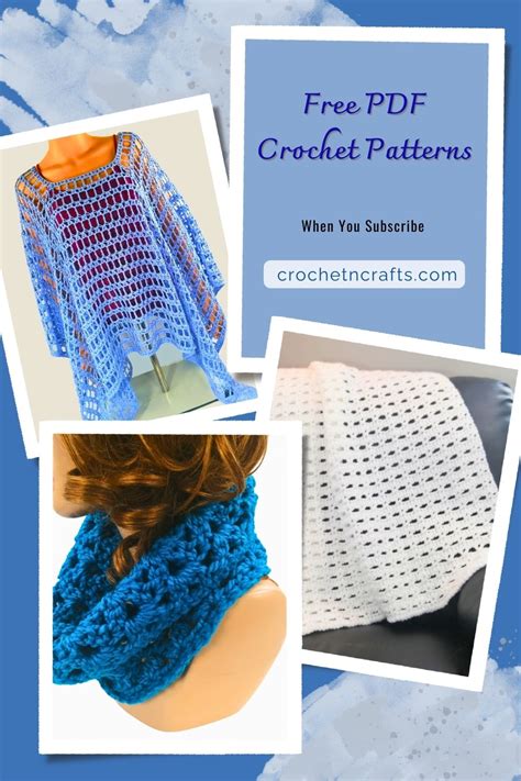 Free PDF Crochet Patterns - CrochetNCrafts