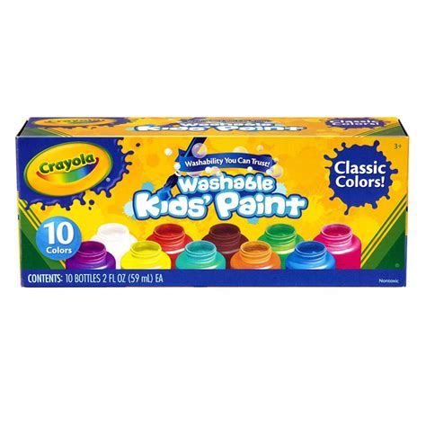 CrayolaÂ® Washable Kids Paint 10 Ct Per Set 3 Sets