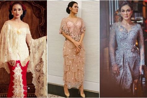 Tampil Anggun Dengan 10 Kebaya Gaun Dari Klasik Sampai Modern