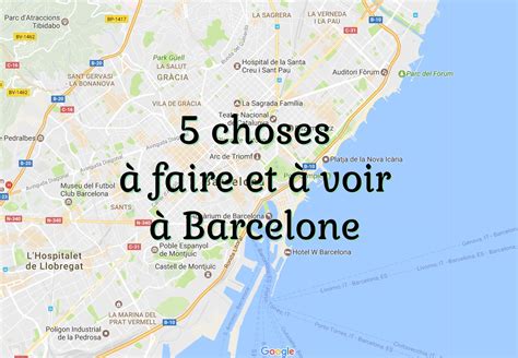 5 choses à faire et à voir à Barcelone