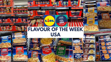 FLAVOUR OF THE WEEK USA AT LIDL FROM THURSDAY 02 FEB 2023 LIDL HAUL