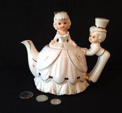 Vintage Enesco Musical Tea For Two Decorative White Ceramic Etsy