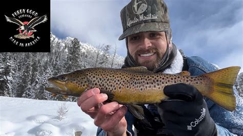 Upper Madison River Montana Winter Trout Fishing Mini Jigging For