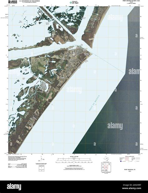 Map Of Port Aransas Hi Res Stock Photography And Images Alamy