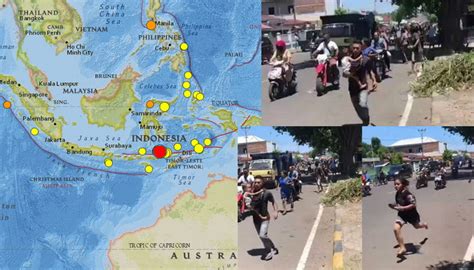 Potente Terremoto En Indonesia Seguido Por Una Alerta De Tsunami Provoca Daños Materiales Y