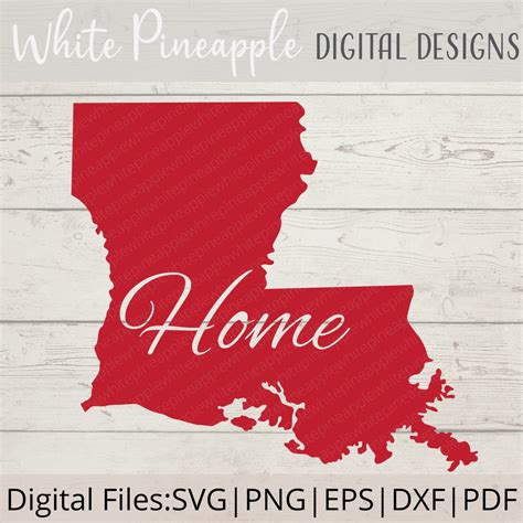 Louisiana Svg Louisiana State Svg Home Svg States Svg State Outline Svg