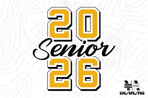 Senior 2026 CLASS of 2026 Graduation SVG Graphic by Ya_Design StoreCreative Fabrica
