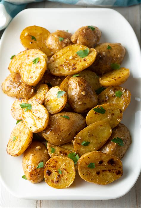 Roasted Greek Lemon Potatoes Recipe Video A Spicy Perspective