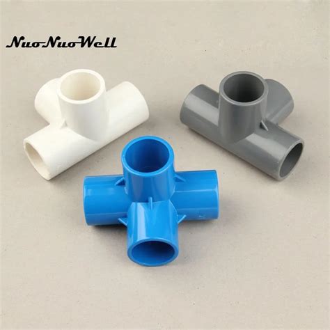 5pcs NuoNuoWell Plastic PVC 32mm Hose Three Dimension Connector For