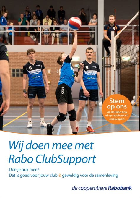 Uitslag Rabo Clubsupport Volleybalvereniging Bakkerij Jonker Blauw