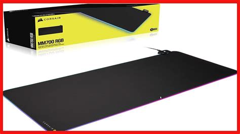 Corsair Mm Rgb Extended Cloth Gaming Mouse Pad Youtube