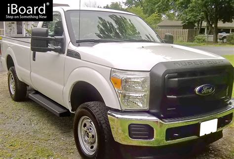 Black Iboard Running Boards Fit Ford F F Regular Cab Ebay