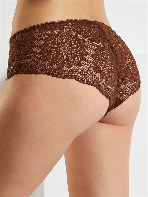 Shorty Dentelle Marron Kiabi