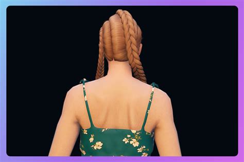 Braids Long Hairstyle For Mp Female Gta Mods