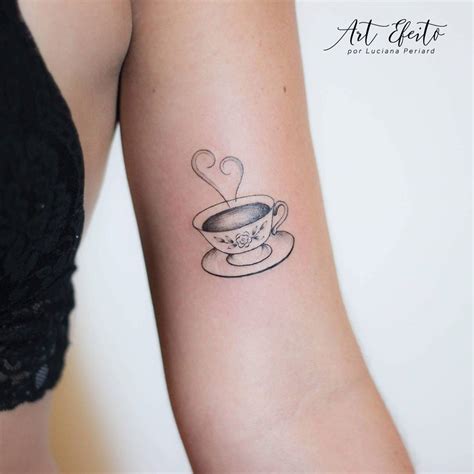 Tatuaje Taza De T Por Luciana Periard Art Efeito Tatuajes Para Mujeres