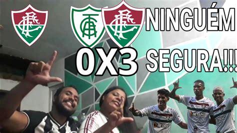 REACT FLUMINENSE 3 X 0 AMÉRICA MG MELHORES MOMENTOS NINGÚEM PARA O