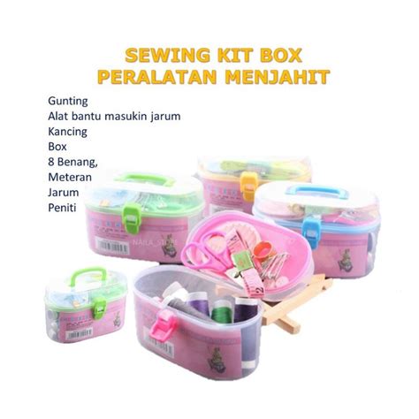 Jual ALAT JAHIT KOTAK SET SEWING KIT BOX Shopee Indonesia