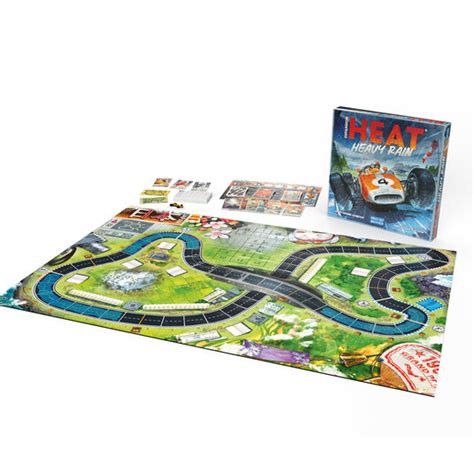 Heat Heavy Rain Board Game Expansion New Japan And Mexico Tracks