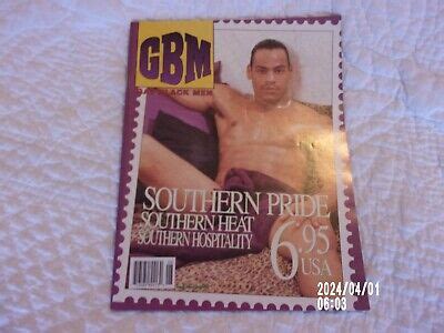 Gay Vintage GBM Gay Black Men Magazine 1997 98 Issue Number 6