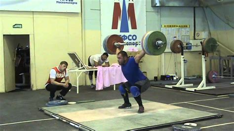Weightlifting, Vasiliy Polovnikov & Vladimir Safonov, snatch 170kg x 3 ...