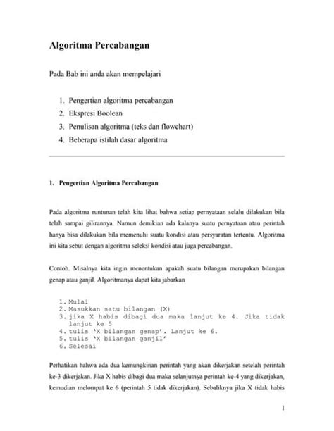 Percabangan Logika Dan Algoritma Pdf Free Download