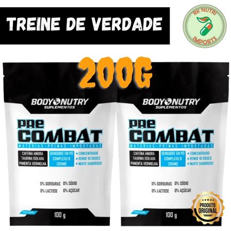 Pr Combat G Body Nutry Pr Treino De Verdade Picolinto De Cromo