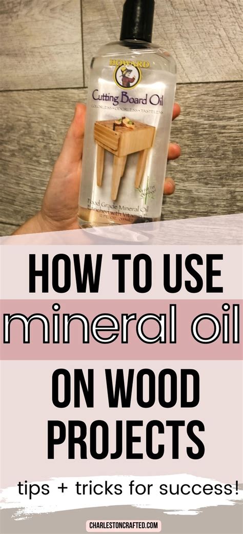 How to use mineral oil as a wood finish