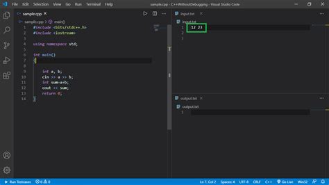 Vs Code Compile And Run In C Geeksforgeeks