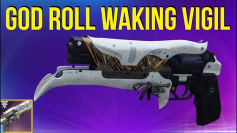 God Roll Waking Vigil Destiny 2 Season Of Opulence Youtube