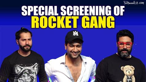 Rocket Gang Screening Vicky Kaushal Varun Dhawan Arjun Kapoor And