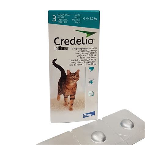 Credelio 48mg Μασώμενα δισκία για γάτες 2 08 0 kg Vetcheckstore