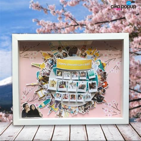 Jual Pop Up Frame Kado Ulangtahun Pernikahan Hadiah Perpisahan