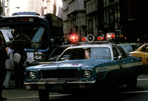 1980s Street Level View Police Car New Photograph By Vintage Images