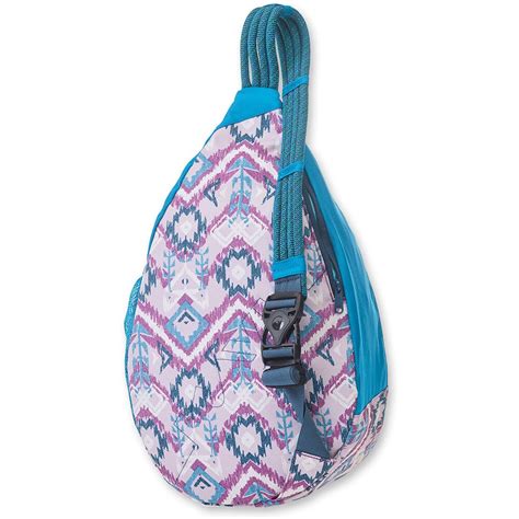 Kavu Womens Paxton Pack Rope Bag Purple Ikat Elliottsboots