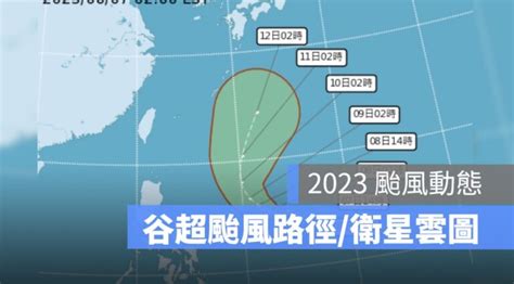 【颱風動態查詢2023】谷超颱風路徑、颱風形成、颱風衛星雲圖 蘋果仁 果仁 Iphone Ios 好物推薦科技媒體