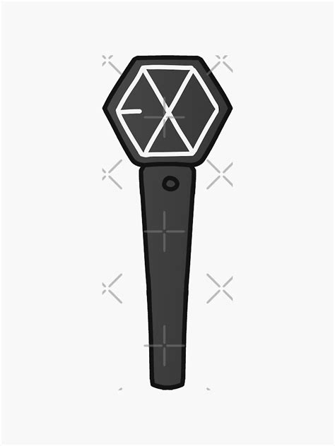 EXO Lightstick Ver 1 Sticker For Sale By 98vou Redbubble