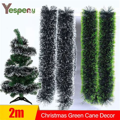 Yespery M Christmas Decoration Mall Bar Tops Ribbon Garland Xmas Tree