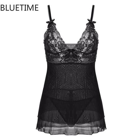 Sexy Nightwear Babydoll Lingerie Cotton Dress Female Nightdress Sex