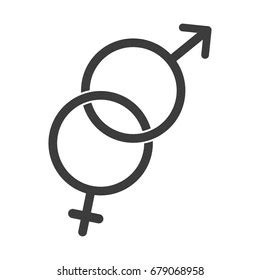 Male Female Sex Symbol Vector De Stock Libre De Regal As Shutterstock
