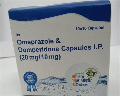 20mg 10mg Omeprazole Domperidone Capsule IP 10x10 Capsules