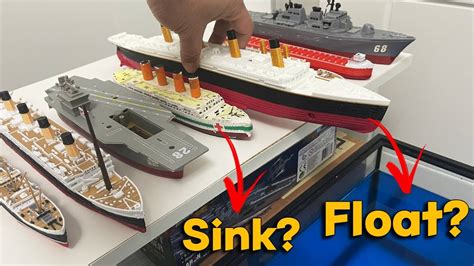 Will All These Ships Titanic Britannic Carpathia Sink Or Float