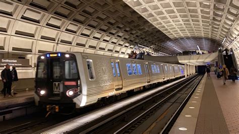 WMATA Washington Metrorail Blue Orange Silver Line Trains