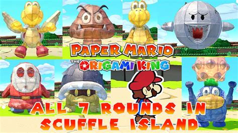 Paper Mario The Origami King All Rounds In Scuffle Island Youtube