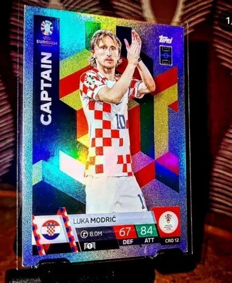 Topps Match Attax Euro Captain Luka Modric Croatia Free Cards