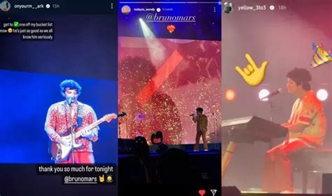 Deretan Idol Kpop Hadiri Konser Bruno Mars Di Korea Rahasia Gadis