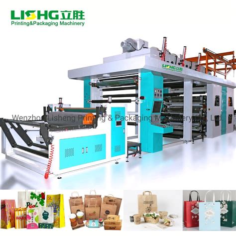 6 Colors High Speed Ci Flexographic Printing Machine For Tissue Kraft Cup Paper China Flexo